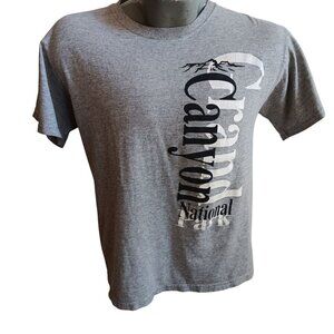 Vintage 1990s Mens Tee Large GRAND CANYON CRACKLE FADE T-shirt MEDIUM MENS M USA